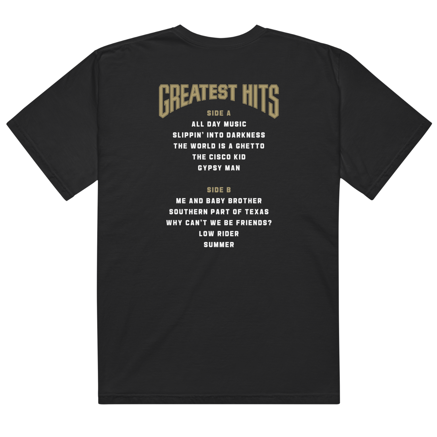 War Greatest Hits T-Shirt