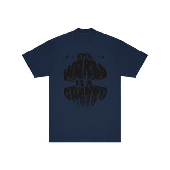 The World Is A Ghetto Comic Text T-Shirt
