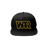 War Gold Outline Snapback Hat