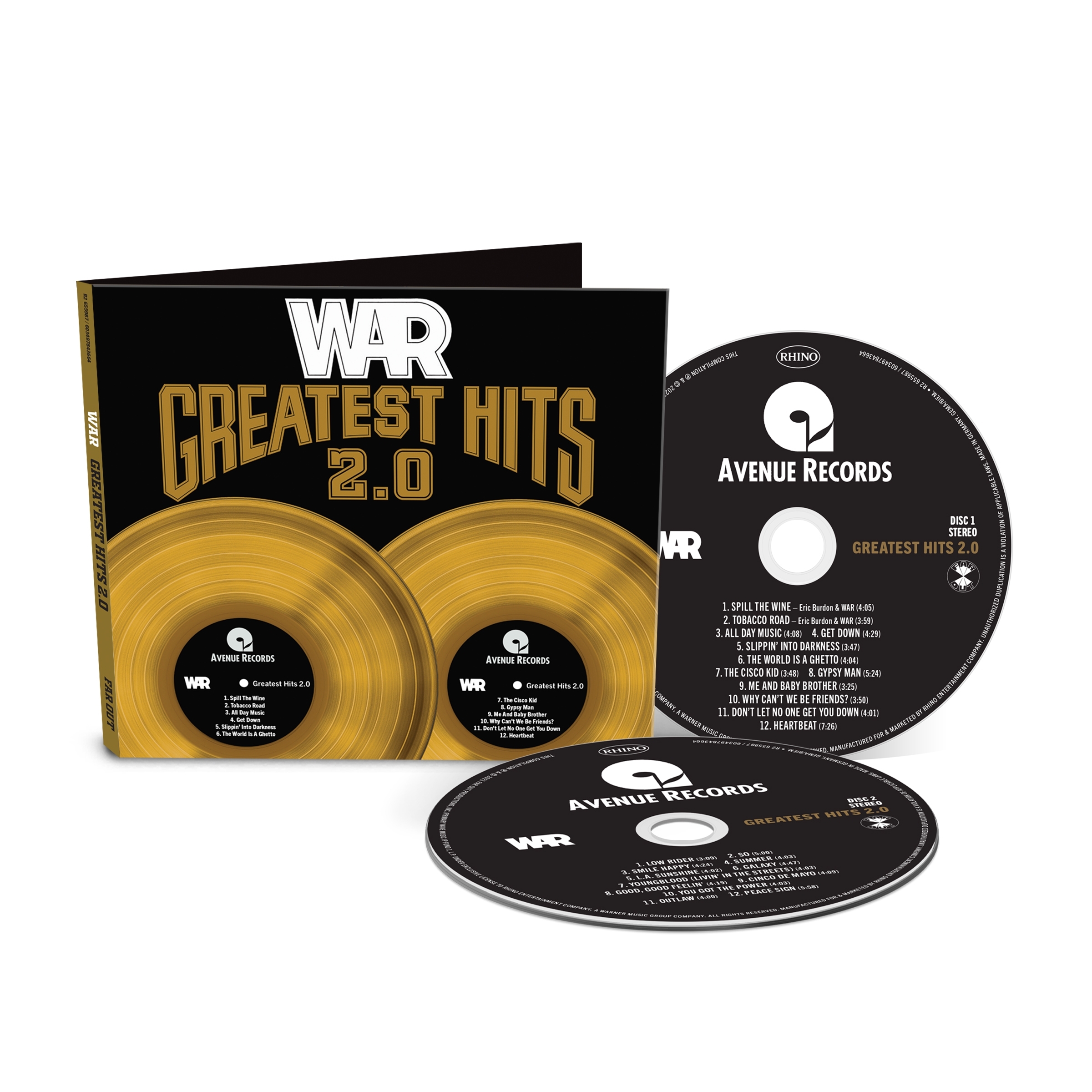 WAR Greatest Hits 2.0 2CD | War Official Store